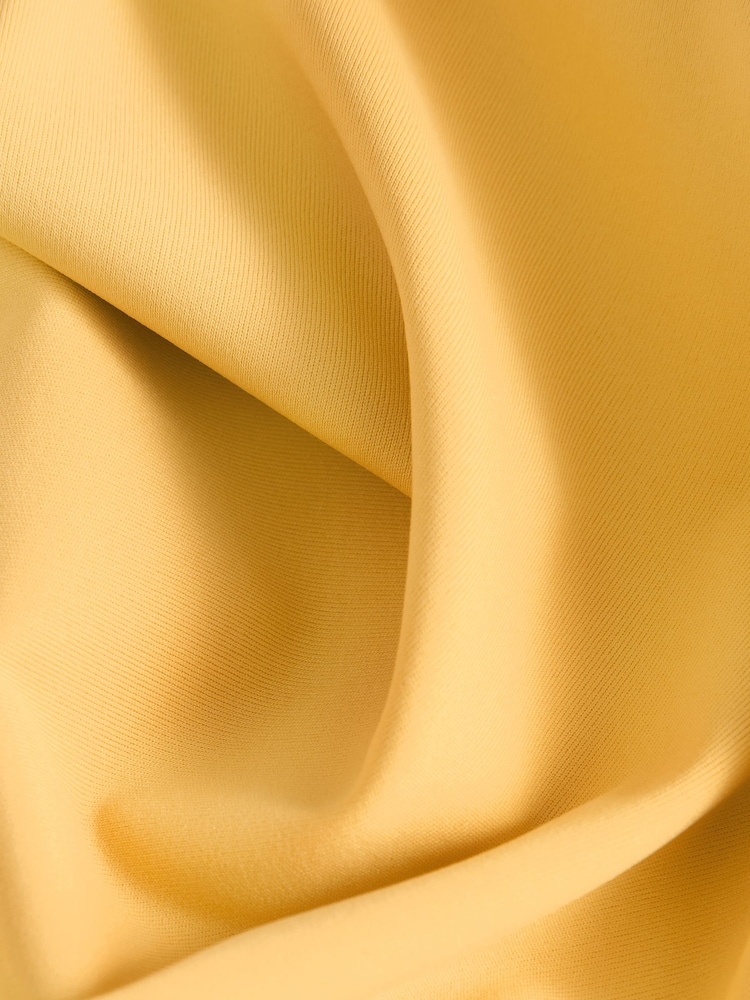 self. Yellow Short High Waist Leggings - Image 8 of 8
