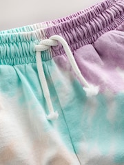 Multi Tie Dye 100% Cotton Jersey Shorts (3-16yrs) - Image 7 of 8