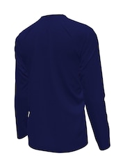 Nike Navy Long Sleeve Solid Hydroguard Rash Vest - Image 2 of 3
