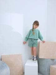Green Stripe Jersey Shorts (3-16yrs) - Image 2 of 4
