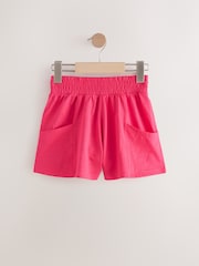 Pink/Blue/Tropical 100% Cotton Shorts 3 Pack (3-16yrs) - Image 4 of 7