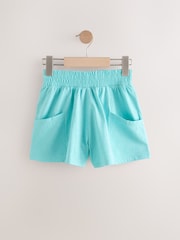 Pink/Blue/Tropical 100% Cotton Shorts 3 Pack (3-16yrs) - Image 5 of 7
