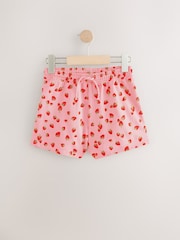 Blue/Stripe/Strawberry Pull On Shorts 3 Pack (3-16yrs) - Image 2 of 7