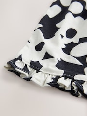 Monochrome Floral Print Pull On Jersey Shorts (3-16yrs) - Image 8 of 8