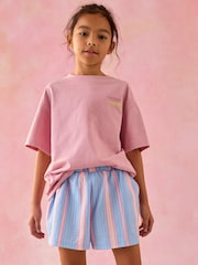 100% Cotton Pull On Textured Shorts (3-16yrs) - Image 1 of 3