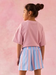 100% Cotton Pull On Textured Shorts (3-16yrs) - Image 3 of 3