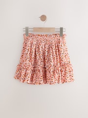 Orange Floral Textured Frill Skirt (3-16yrs) - Image 5 of 8