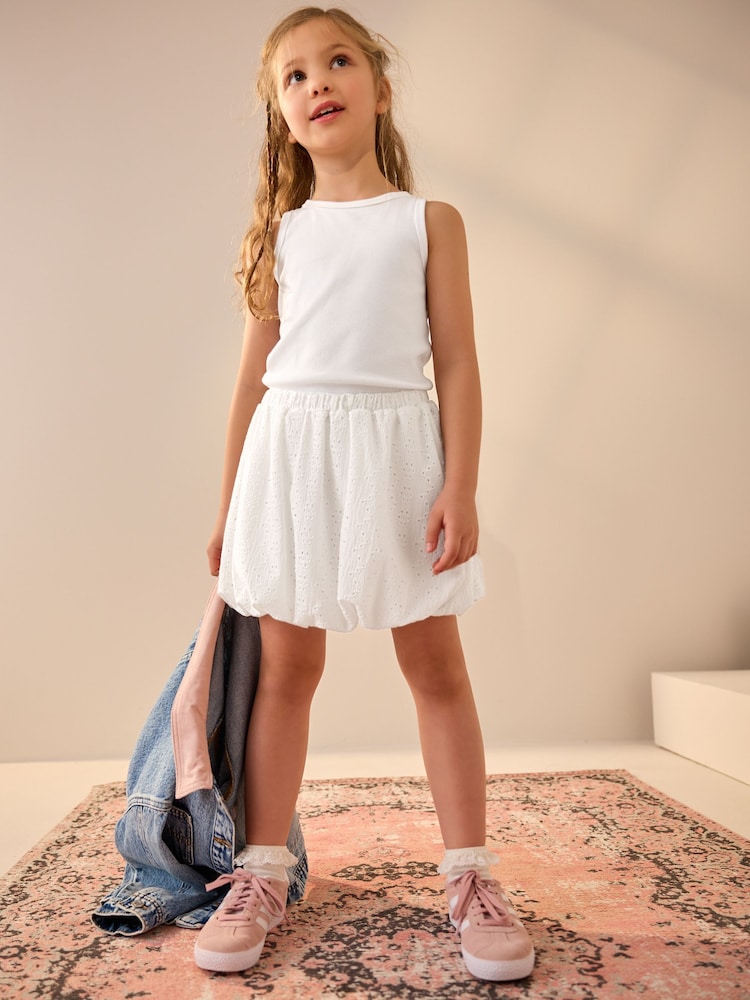 Bordado blanco - Puffball Skirt (3-16yrs) - Imagen 1 de 8 Bordado blanco - Puffball Skirt (3-16yrs) - Imagen 1 de 8
