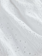 White Broderie Puffball Skirt (3-16yrs) - Image 3 of 4