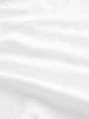 White Crochet Short Sleeve 100% Cotton T-Shirt - Image 7 of 7