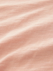 Pink Blush Crochet Short Sleeve 100% Cotton T-Shirt - Image 6 of 6