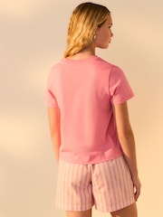 Pink Crab Beaded Embellished Crab T-Shirt - Image 2 of 7