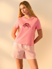 Pink Crab Beaded Embellished Crab T-Shirt - Image 3 of 7