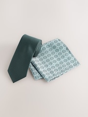 Forest Tie and Pocket Square Set - Image 1 of 4