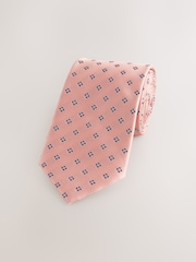 Pink Printed Tie - Image 1 of 3