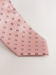 Pink Printed Tie - Image 2 of 3