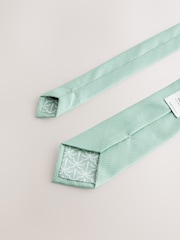 Green Tie and Pocket Square Set - Image 3 of 4