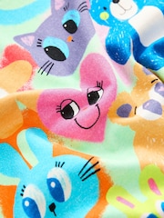 Multi Bright Animal Print Character T-Shirt (3-16yrs) - Image 3 of 4