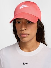 Nike Ember Red Club Unstructured Futura Wash 100% Cotton Cap - Image 1 of 6