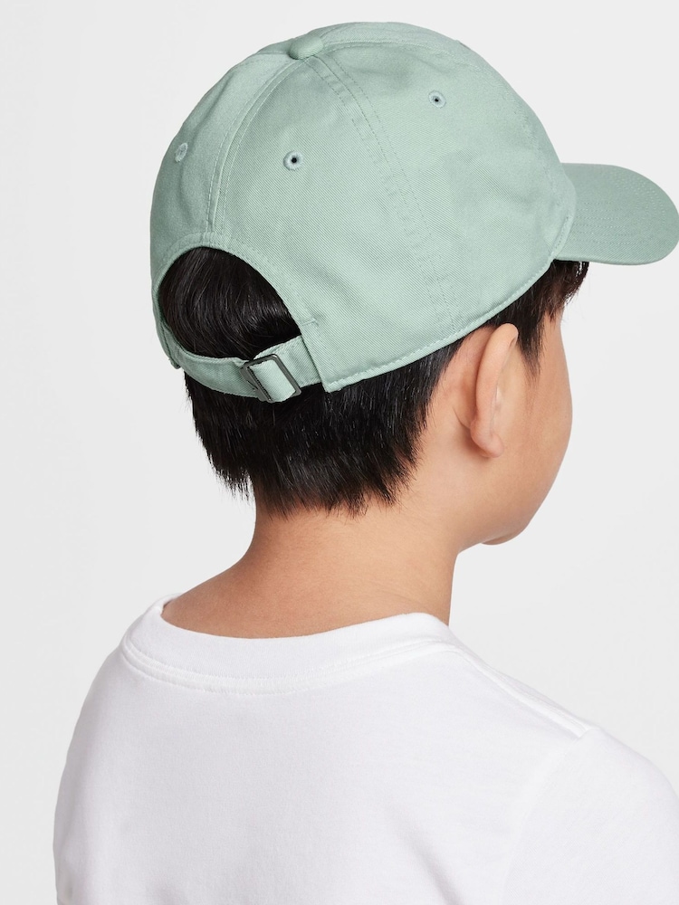 Nike Steam Green Kids Club Unstructured Futura Wash 100% Cotton Cap - Image 2 of 6 Nike Steam Green Kids Club Unstructured Futura Wash 100% Cotton Cap - Image 2 of 6