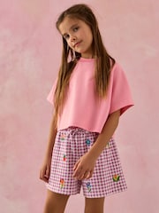 Pink Boxy T-Shirt (3-16yrs) - Image 1 of 8