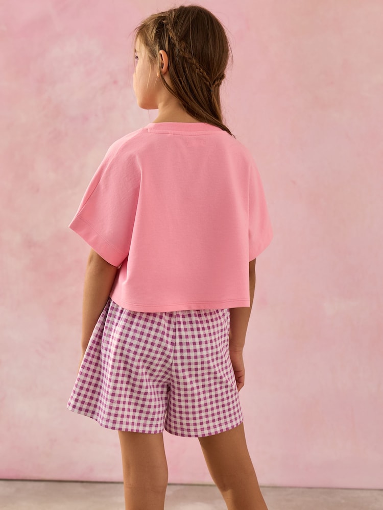 Pink Boxy T-Shirt (3-16yrs) - Image 2 of 8