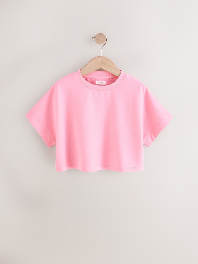 Pink Boxy T-Shirt (3-16yrs) - Image 5 of 8