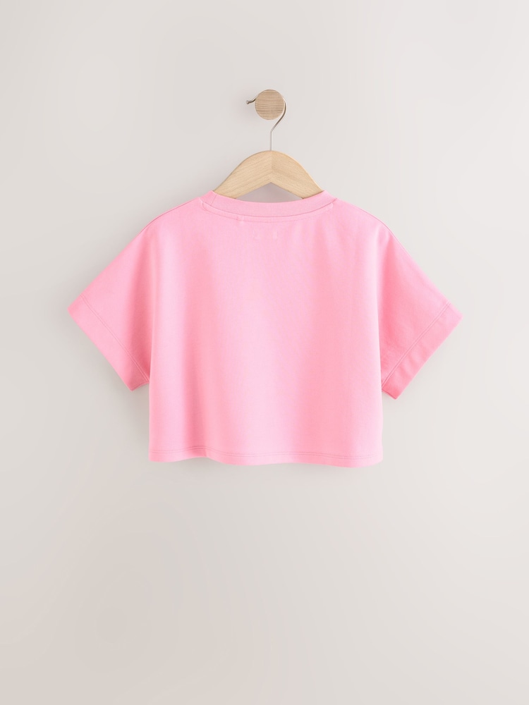 Pink Boxy T-Shirt (3-16yrs) - Image 6 of 8