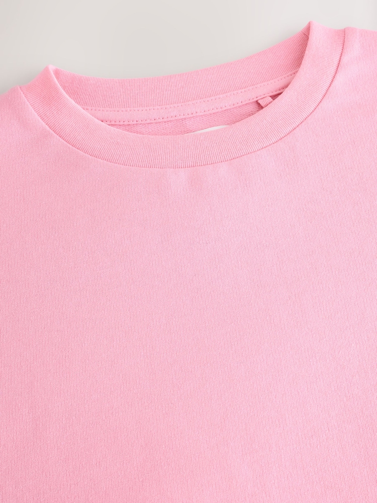 Pink Boxy T-Shirt (3-16yrs) - Image 7 of 8