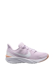 Nike Lilac Purple Youth Star Runner 4 Trainers - Image 1 of 4