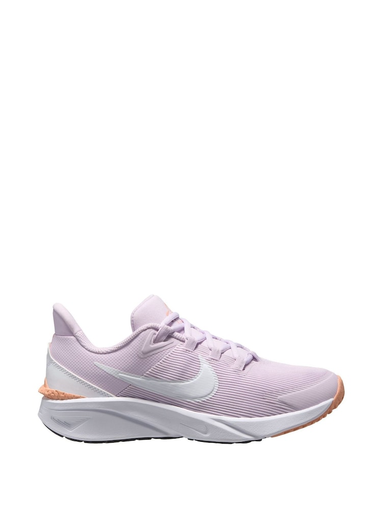 Nike Lilac Purple Youth Star Runner 4 Trainers - Image 1 of 4