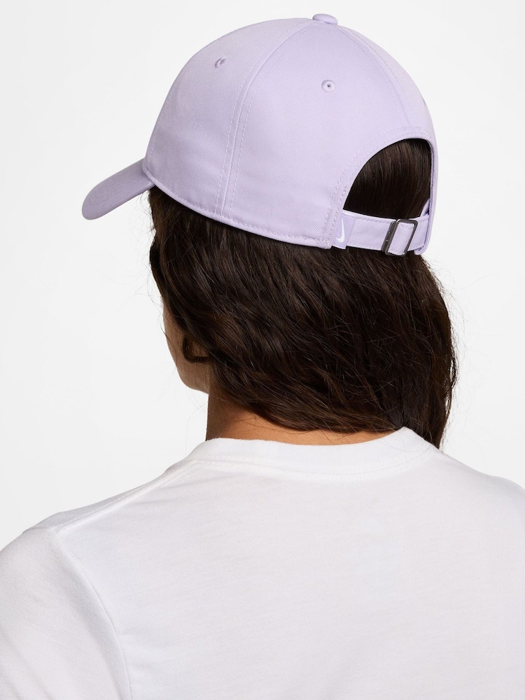 Nike Hydrangea Purple Grey Club Unstructured Swoosh Cap - Image 2 of 6