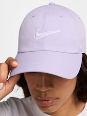 Nike Hydrangea Purple Grey Club Unstructured Swoosh Cap - Image 4 of 6
