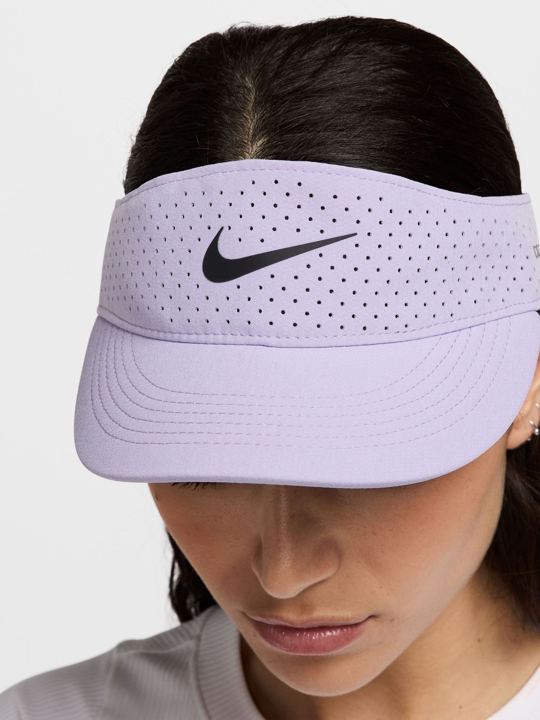 grey nike visor