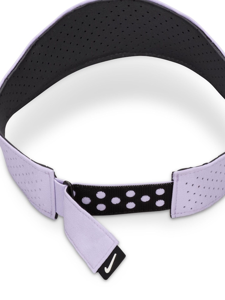 Hortensie Lila Grau - Nike Dri-FIT ADV Ace Tennis Visor Hat - Bild 8 von 8