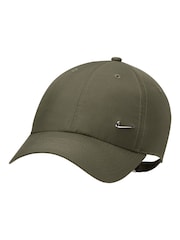 Nike Olive Green Dri-FIT Club Unstructured Metal Swoosh Cap - Image 1 of 2