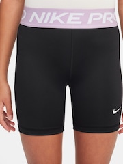 Nike Black Apricot Orange 5 Inch Dri-FIT Pro Shorts - Image 1 of 3