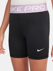 Nike Black Apricot Orange 5 Inch Dri-FIT Pro Shorts - Image 3 of 3