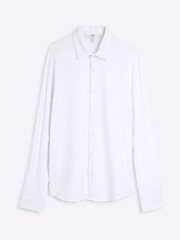 River Island White 100% Cotton Muscle Fit Jersey Shirt - Image 5 of 6
