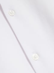 River Island White 100% Cotton Muscle Fit Jersey Shirt - Image 6 of 6