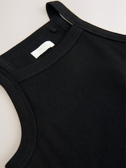 Negro - Rib Racer Summer Dress (3-16yrs) - Imagen 7 de 7