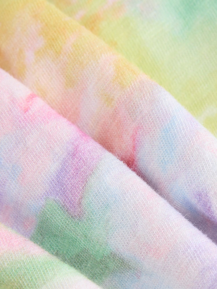 Multi Tie Dye Short Sleeve Jersey Summer Dress (3-16yrs) - Image 7 of 8