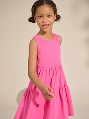 Pink Strappy Summer Dress (3-16yrs) - Image 1 of 4