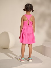 Pink Strappy Summer Dress (3-16yrs) - Image 3 of 4