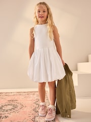 White Puffball Summer Dress (3-16yrs) - Image 2 of 7
