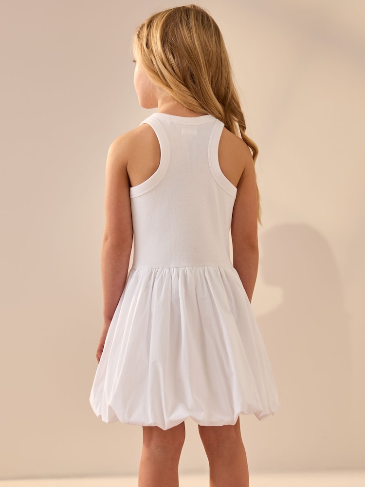 White Puffball Summer Dress (3-16yrs) - Image 3 of 7
