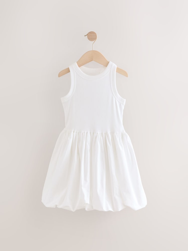 White Puffball Summer Dress (3-16yrs) - Image 4 of 7