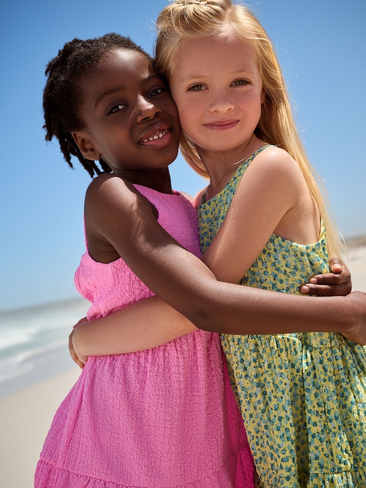 Rosa - Strappy Crinkle Summer Dress (3-16yrs) - Imagen 6 de 6 Rosa - Strappy Crinkle Summer Dress (3-16yrs) - Imagen 6 de 6