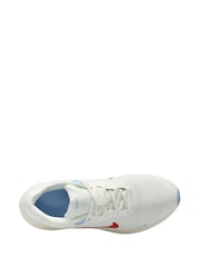 Nike White Picante Red Youth Revolution 7 Trainers - Image 3 of 4