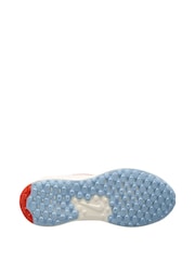 Nike White Picante Red Youth Revolution 7 Trainers - Image 4 of 4